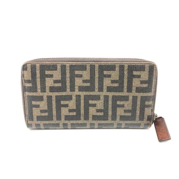 FENDI 7M0174 Zucca Zip Around Long Wallet Long Wallet - Picture 2 of 14